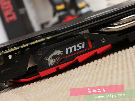 微星 GTX 1070 Gaming X信仰灯特写