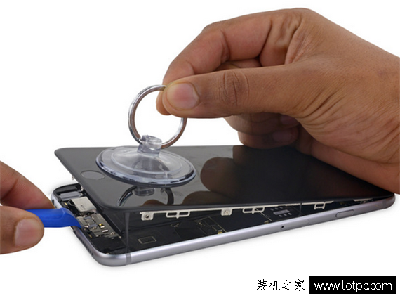 苹果iPhone 6s Plus手机更换Home键组件图解教程