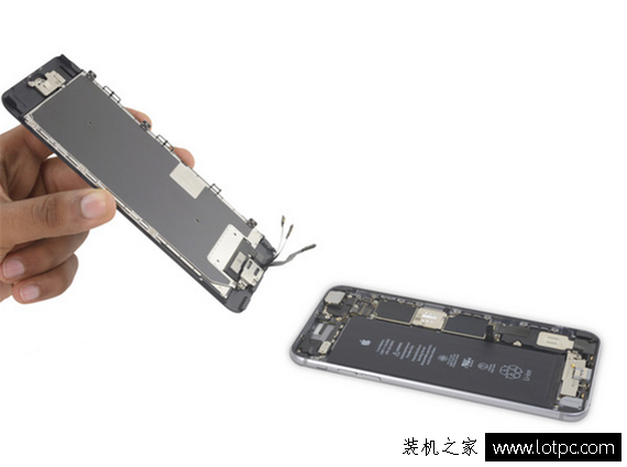 苹果iPhone 6s Plus手机更换Home键组件图解教程