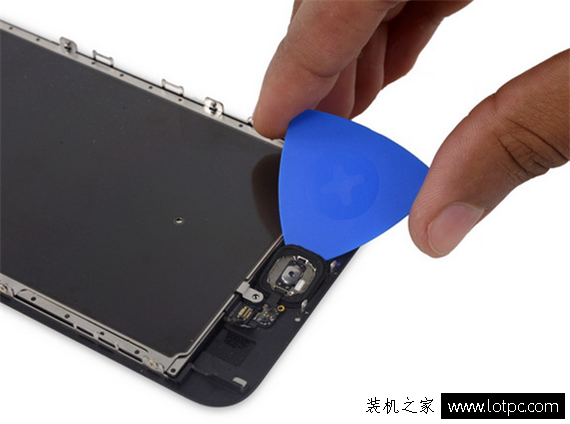 苹果iPhone 6s Plus手机更换Home键组件图解教程