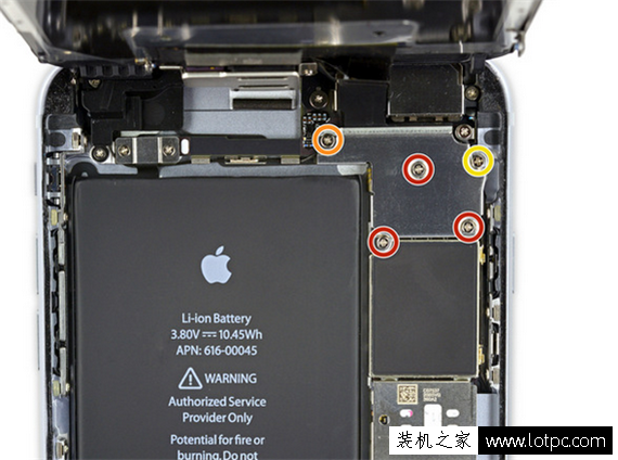 苹果iPhone 6s Plus手机更换Home键组件图解教程